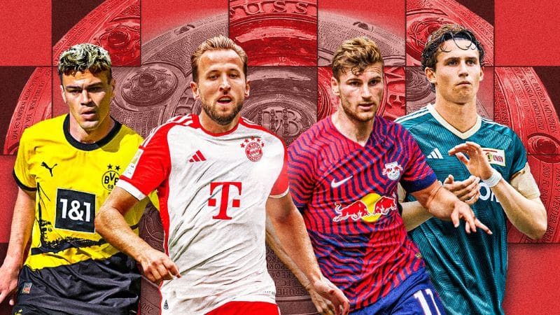 Giải vô địch Bundesliga khởi tranh từ tháng 8/2023 và kết thúc vào tháng 6/2024